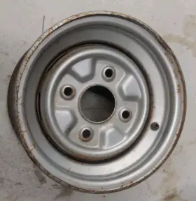 Yamaha 4kd-25180-00-35 94 Timberwolf 250 Oem Front Wheel Rim 10x6