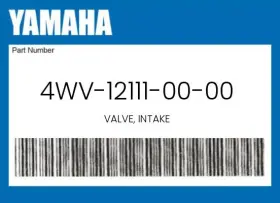 4wv-12111-00-00 Yamaha Genuine Valve Intake -