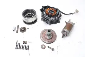 Yamaha 59v-85550-22-00 1986 Moto 4 225 Yfm225 Oem Rotor Generator Flywheel Stator Starter Gears