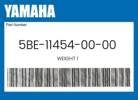 5be-11454-00-00 Yamaha Genuine Weight 1 - 5be-11454-00-00 Yamaha Genuine Weight 1 -