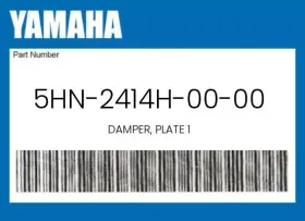 5hn-2414h-00-00 Yamaha Genuine Damper Plate 1 -