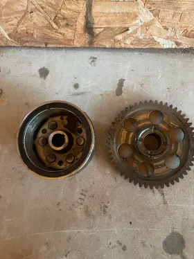5lp-81450-00-00 Yamaha 2001 Raptor 660r Oem Flywheel And Starter Gear Ay33