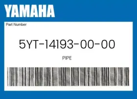 5yt-14193-00-00 Yamaha Genuine Pipe -