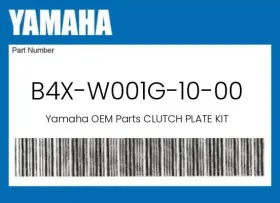 Yamaha B4x-w001g-10-00 Genuine Clutch Plate Kit -
