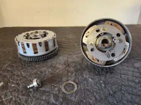 Yamaha Bjr#4062 #a367 87-1996 Big Bear 350 4wd Clutch Basket Primary Centrifugal Oem