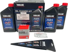 Lub-atvcg-kt-20 Yamaha - Oem Oil Change Kit 10w-40 Grizzly Kodiak