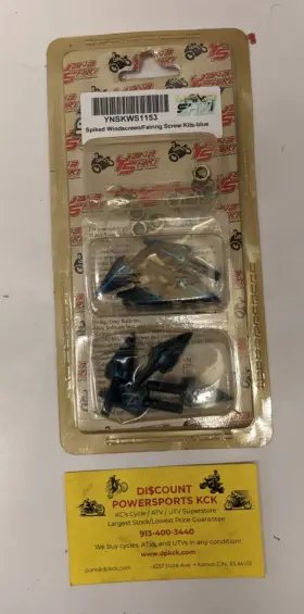 Ynskws1153 Yana Shiki Yanashiki Windscreen Spiked Bolt Kit Blue New