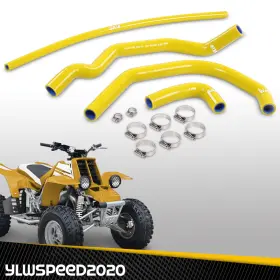 Ylwspeed20 Yl20240913-05 Silicone Radiator Hoses Kit Fit For Yamaha Yfz350 Banshee 1987-2006 Yellow