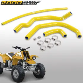 Ylwspeed2000 Ylw286333 Silicone Radiator Hoses Kit Fit For Yamaha Yfz350 Banshee 1987-2006 Yellow