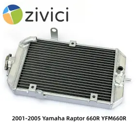 Zivici 077y1-us All Aluminum Radiator Fit 2001-2005 Yamaha Raptor 660r Yfm 2004 2003 2002
