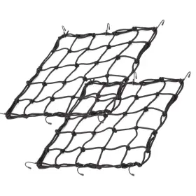 Zoe Sunny 750848280552 2pack15.7 X15.7 Cargo Net Made Of Rubber Heavy Duty Bungee Stretches To 3