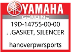 Yamaha Oem Part 19D-14755-00-00 Gasket, Silencer New. Price: $17.99.