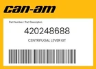 Can-am Genuine Centrifugal Lever Kit 420248688 New. Price: $206.49.