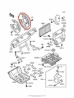 New Oem Kawasaki Bayou 300 400 4X4 Front Right Disc Guard. Price: $13.99.