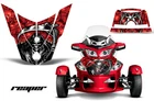 Hood Rear Graphic Stickers Decals For Can-am Rts Spyder 2010-2019 Reaper New. Price: $149.95.