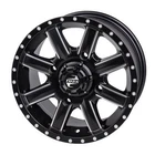 Tusk Cascade Wheel - Color: Machined/black Size: 14X7 4.0 + 3.0 New. Price: $127.87.