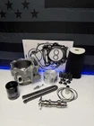 Yamaha Raptor 660 Top End Engine Rebuild Kit - Cylinder Piston Valves Camshaft New. Price: $649.00.