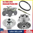 Primary & Secondary Clutch+ Puller +beltfor 2003-2013 Kawasaki Prairie 360 4X4 New. Price: $299.99.