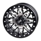 4/137 Tusk Teton Beadlock Wheel 14X7 4.0 + 3.0 Machined/black New. Price: $174.52.