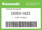 Kawasaki Genuine Guide-chain,fr 12053-1423 New. Price: $45.75.