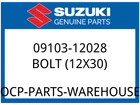 Suzuki Oem Part 09103-12028 Bolt, Magneto Rotor (12X30) New. Price: $7.29.