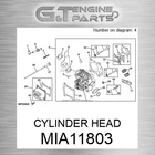 MIA11803 Cylinder Head Fits John Deere (surplus Open Box) New. Price: $128.66.