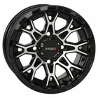 4/156 System Off-road ST-6 Wheel 14X7 4.0 + 3.0 Black/machined 14S3-6055 New. Price: $198.82.
