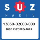 13850-02C00-000 Suzuki Tube Assy,breather 1385002C00000, New Genuine Oem Part. Price: $25.07.