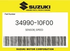 Suzuki Genuine Sensor, Speed 34990-10F00 New. Price: $146.23.