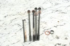 2007 Yamaha Grizzly 400 Cylinder Head Mounting Bolts 90105-10136-00 Used. Price: $25.00.