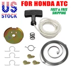 For Honda Atc 110 185 200 Recoil Starter Spring Rope Handle & Pull Rebuild New. Price: $16.99.