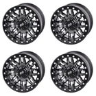 (4 Pack) 4/137 Tusk Teton Beadlock Wheel 15X10 5.0 + Gun Metal/black New. Price: $843.30.