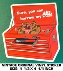 Mac Tools Sure, You Can - Vintage Original Vinyl Decal Sticker Automotive Used. Price: $7.95.