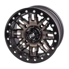 Tusk 4/137 Teton Beadlock Wheel 14X7 4.0 + 3.0 Smoke/black For Utv New. Price: $164.95.