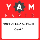 1W1-11422-01-00 Yamaha Crank 1W1114220100, New Genuine Oem Part. Price: $193.61.