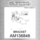 AM136846 Bracket Fits John Deere (surplus Open Box) New. Price: $63.78.