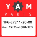 1P6-E7211-20-00 Yamaha Gear, 1ST Wheel (28T/39T) 1P6E72112000, New Genuine Oem. Price: $95.71.