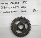 Honda CR250R Low Gear 38T (counter Shaft) 1980 Used Oe P/n 23410-467-010. Price: $85.00.