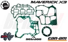 Can Am Maverick X3 X-3 Turbo Complete Engine Crankcase Set Kit New. Price: $58.98.