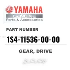 Yamaha Genuine Oem Parts Gear, Drive 1S4-11536-00-00 For Raptor 250 New. Price: $81.48.