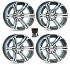 Itp SS212 Atv Wheels/rims Machined 12" Yamaha Grizzly Rhino (4) New. Price: $497.32.