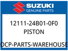 Suzuki Oem Part 12111-24B01-0F0 Piston New. Price: $119.52.