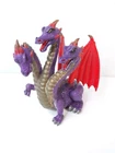Tower Of Doom 3 Headed Purple Dragon Fantasy Mythical Vintage Elc Figure 6" Used. Price: $16.98.