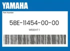 Yamaha Genuine Weight 5BE-11454-00-00. Price: $49.21.