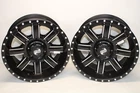 Set Of TWO-4/156 Tusk Cascade Wheels 14X7 4.0 + 3.0 Machined (1852760013) Used. Price: $170.00.