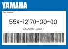 Yamaha Genuine Camshaft Assy 55X-12170-00-00 New. Price: $154.39.