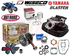 Yamaha Blaster YFS200 68MM Big Bore Cylinder Wiseco Hot Rods Crank Rebuild Kit New. Price: $569.99.