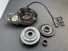 86-87 Honda TRX350 Fourtrax Stator Magneto Cover Flywheel Rotor One-way Clutch Used. Price: $149.90.