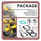 Banshee 64MM Stock Standard Bore Forged Pro Lite Pistons Bearings Gaskets New. Price: $111.10.