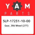 5LP-17231-10-00 Yamaha Gear, 3RD Wheel (27T) 5LP172311000, New Genuine Oem Part. Price: $115.14.